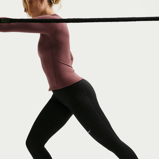 Nike One High Waisted 7/8 Leggings | Black/White