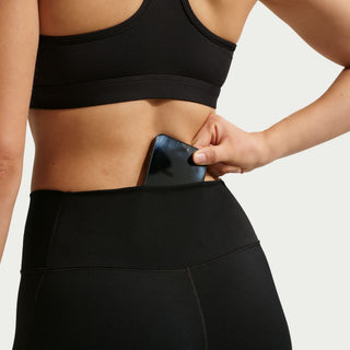 Nike One High Waisted 7/8 Leggings | Black/White