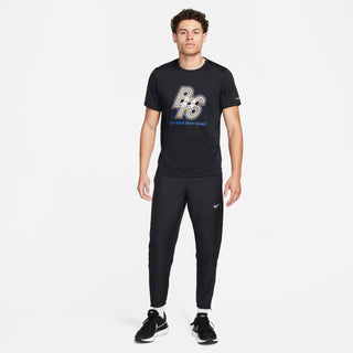Nike Mens Running Energy 365 Blue Ribbon Top | Black/Hyper Royal