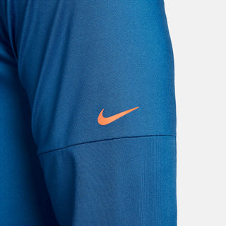 Nike Mens Element Running Blue Ribbon 1/2 Zip | Court Blue/Safety Orange