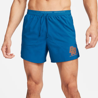 Nike Mens Energy Stride Brief Lined Blue Ribbon Shorts | Court Blue/Safety Orange