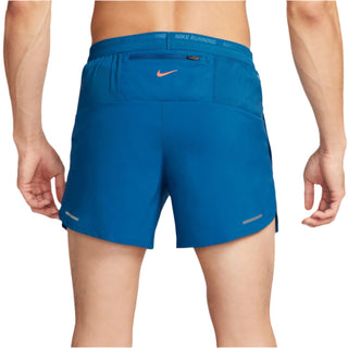 Nike Mens Energy Stride Brief Lined Blue Ribbon Shorts | Court Blue/Safety Orange