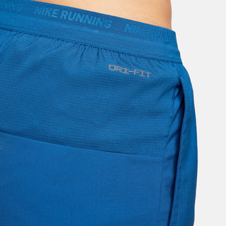 Nike Mens Energy Stride Brief Lined Blue Ribbon Shorts | Court Blue/Safety Orange