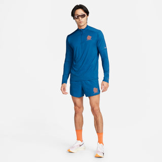 Nike Mens Energy Stride Brief Lined Blue Ribbon Shorts | Court Blue/Safety Orange