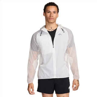 Nike Mens Trail Aireez Running Jacket | Summit White/Sail