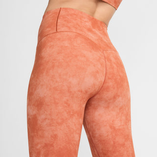 Nike Womens Zenvy Tie-Dye 7/8 Leggings | Burnt Sunrise/Black