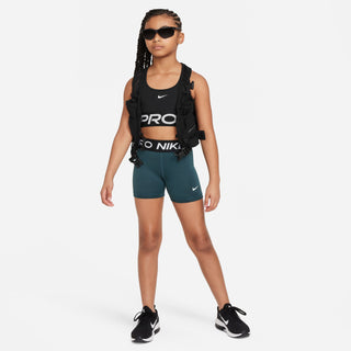 Nike Kids Pro Swoosh Dri-FIT Bra | Black/White