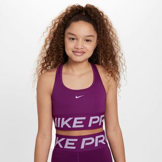 Nike Kids Pro Swoosh Dri-FIT Sports Bra | Viotech/Hydrangeas