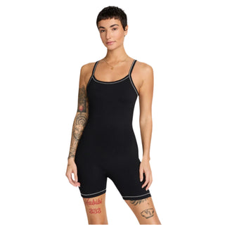 Nike Womens Dri-FIT Short Bodysuit | Black