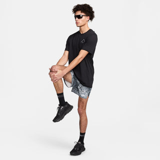 Nike Mens Dri-FIT Running Tee | Black