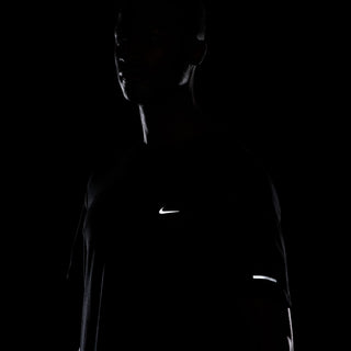 Nike Mens Dri-FIT ADV Running Tee | Black/Reflective Silver