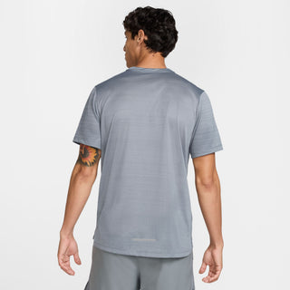 Nike Miler Short Sleeve Running Top | Cool Grey