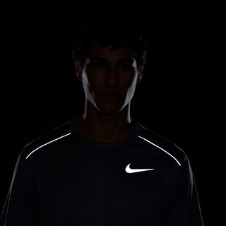 Nike Miler Short Sleeve Running Top | Cool Grey
