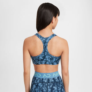 Nike Swoosh Reversible Sports Bra | Armoury Navy/Aegean Storm