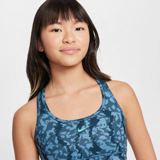 Nike Swoosh Reversible Sports Bra | Armoury Navy/Aegean Storm