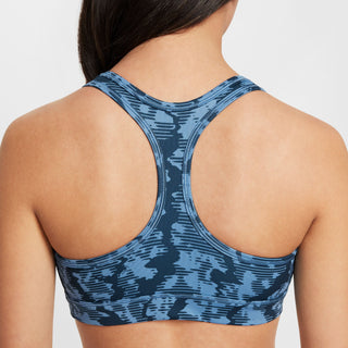 Nike Swoosh Reversible Sports Bra | Armoury Navy/Aegean Storm