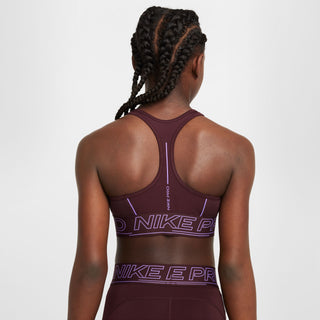 Nike Pro Swoosh Sports Bra | Burgundy Crush/Black Raspberry