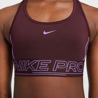 Nike Pro Swoosh Sports Bra | Burgundy Crush/Black Raspberry