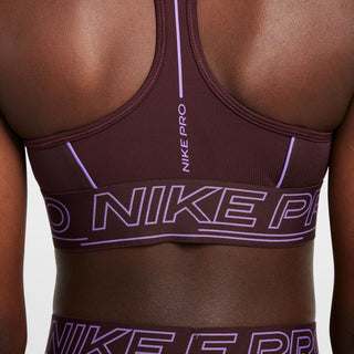 Nike Pro Swoosh Sports Bra | Burgundy Crush/Black Raspberry