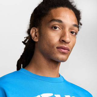 Nike Mens Run Energy Dri-FIT Fleece | Light Photo Blue/University Gold