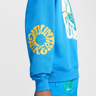Nike Mens Run Energy Dri-FIT Fleece | Light Photo Blue/University Gold
