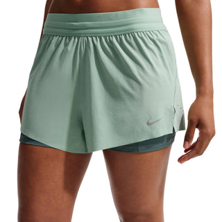 Nike Swift Womens Dri-Fit 2-in-1 Shorts | Mineral Slate