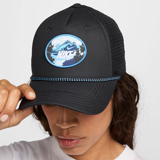 Nike Rise Structured Outdoor Trucker Cap | Black/University Blue
