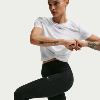 Nike One Seamless Front High-Waisted Leggings | Black