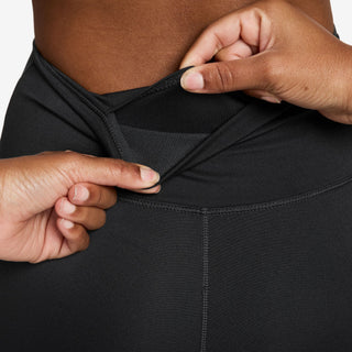 Nike One Seamless Front High-Waisted Leggings | Black