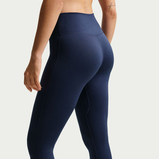 Nike One Seamless Front High-Waisted Leggings | Midnight Navy