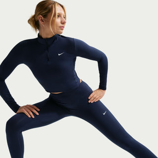 Nike One Seamless Front High-Waisted Leggings | Midnight Navy