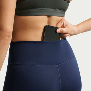 Nike One Seamless Front High-Waisted Leggings | Midnight Navy