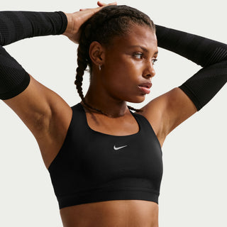 Nike Swift Womens High Support Sports Bra | Black