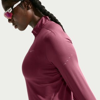 Nike Womens Swift Dri-FIT UV 1/4 Zip | Pink Smoke