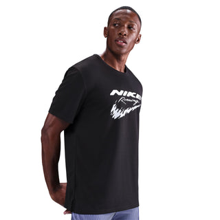 Nike Miler Dri-FIT UV Running Top | Black