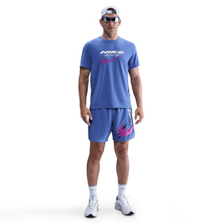 Nike Miler Dri-FIT UV Running Top | Comet Blue