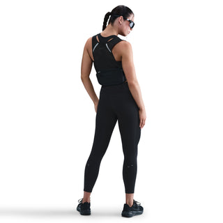 Nike Womens Tempo Swoosh Run 7/8 Leggings | Black/White