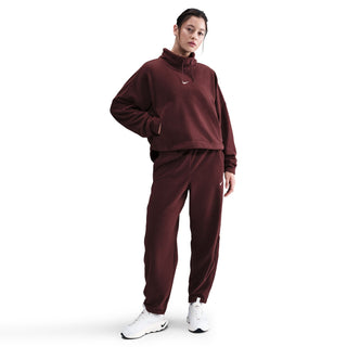 Nike One Womens Therma-Fit Top | Burgundy Crush