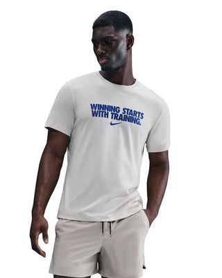 Nike Dri-FIT Winning T-Shirt | Light Bone