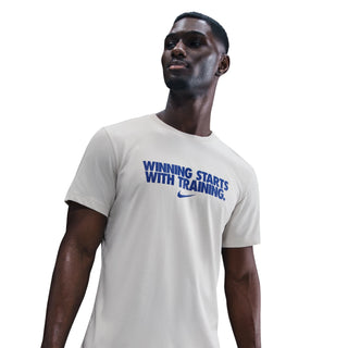 Nike Dri-FIT Winning T-Shirt | Light Bone