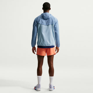 Nike Mens Repel UV Running Jacket | Work Blue/Armory Blue