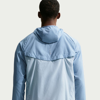 Nike Mens Repel UV Running Jacket | Work Blue/Armory Blue