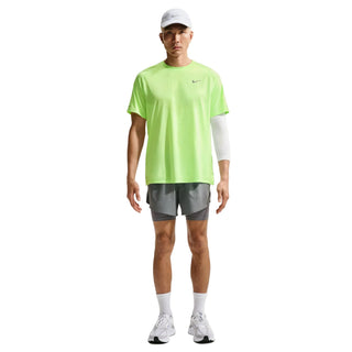 Nike Mens Stride Dri-FIT ADV Running Tee | Lime Blast