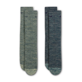 Nike Everyday Cushioned Crew Socks 2 Pack | Green/Navy
