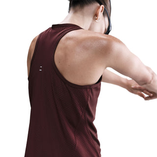Nike Tempo Dri-FIT Running Tank | Burgundy Crush