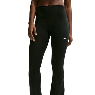 Nike One High- Waisted Flared Leggings | Black/White