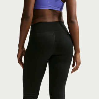 Nike One High- Waisted Flared Leggings | Black/White