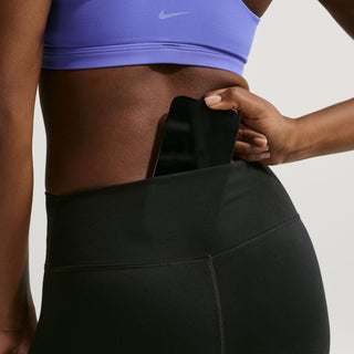 Nike One High- Waisted Flared Leggings | Black/White