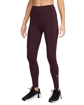 Nike One High-Waisted Leggings | Burgundy Crush