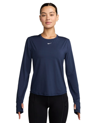 Nike One Classic Dri-FIT Long Sleeve Tee | Midnight Navy